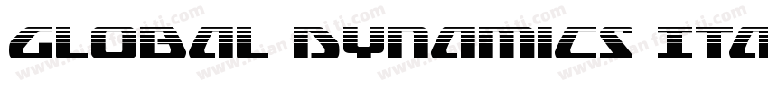 Global Dynamics Ital字体转换